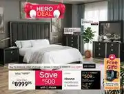 Bradlows Hanna Headboard & Pedestals 10290173 offer