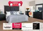 Bradlows Roma 3 Piece Bedroom Suite 10280551 Free Gift Chest Of Drawers offer