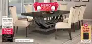 Bradlows Cassa Table + 8 Cassa Chairs-Combo Free Gift Defy 7.6L Air Fryer offer