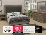 Bradlows Houghton Headboard & Pedestals 10296193 offer