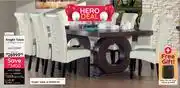 Bradlows Knight Table + 8 Knight Chairs-Combo Free Gift Defy 7.6L Air Fryer offer