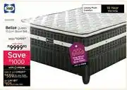 Bradlows Sealy Belize Queen 152cm Base Set 10290335 Free Sleepmasters 2 Pack Hollowfibre Pillow Set offer