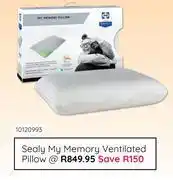 Bradlows Sealy My Memory Ventilated Pillow 10120993 offer