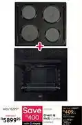 Bradlows Defy Oven & Hob Combo DCB838/E 10127074 offer