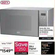 Bradlows Defy 30Ltr Digital Microwave 1024426 DMO390 10124426 offer