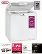 Bradlows Defy 195Ltr White Chest Freezer DMF470 100116010 offer