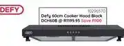 Bradlows Defy 60cm Cooker Hood (Black) DCH60B 10296570 offer