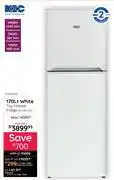 Bradlows KIC 170Ltr White Top Freezer Fridge KTF518-2WH 10283508 offer
