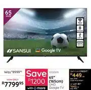 Bradlows Sansui 65 (165cm) UHD Google TV 10320015 offer