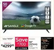 Bradlows Sansui 50 (127cm) FHD Google TV 10320024 offer