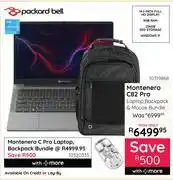 Bradlows Packard Bell Montenero C82 Pro Laptop, Backpack & Mouse Bundle 10319868 offer