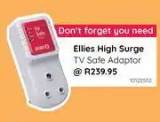 Bradlows Ellies High Surge TV Safe Adaptor offer