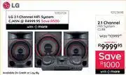 Bradlows LG 2.1 Channel HiFi System CL88 10123698 offer