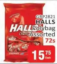 KitKat Cash and Carry HALLS Polybag Assorted 72s offer