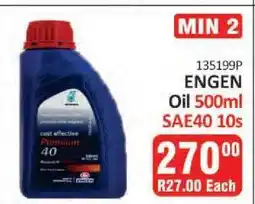 KitKat Cash and Carry ENGEN Oil 500ml SAE40 10s offer