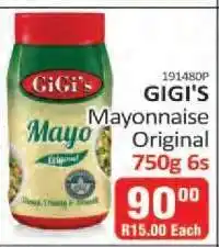 KitKat Cash and Carry GIGI'S Mayonnaise Original offer