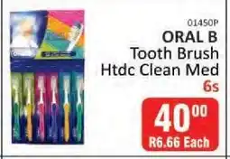 KitKat Cash and Carry ORAL B Tooth Brush Htdc Clean Med 6s offer