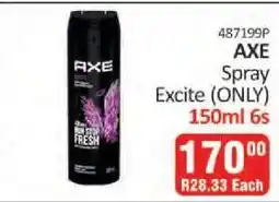 KitKat Cash and Carry AXE Spray Excite (ONLY) 150ml 6s offer
