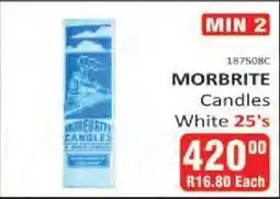 KitKat Cash and Carry MORBRITE Candles White 25's offer