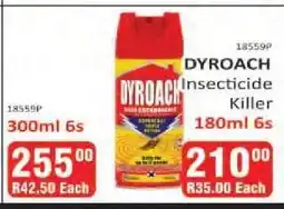 KitKat Cash and Carry DYROACH Insecticide Killer 300ml 6s offer
