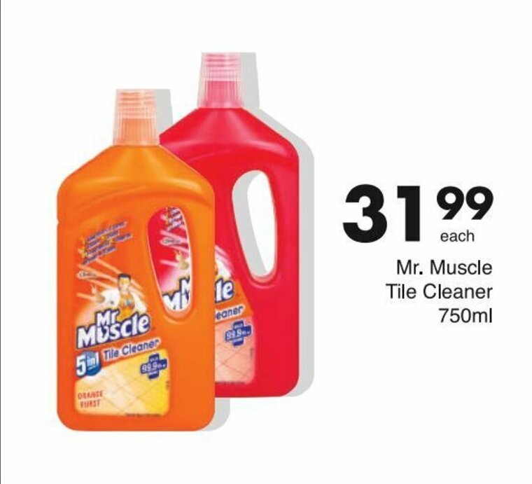 Mr. Muscle Tile Cleaner 750 ml offer at Save