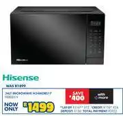 Russells Hisense 34L Microwave H34MOBS17 10302111 offer