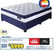 Russells Serta Athena 152cm Queen Bed Set 10132433 offer