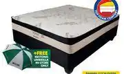 Russells Restonic Bahama 137cm Double Bed Set 10302328 Free Restonic Umbrella offer