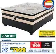 Russells Restonic Bazaruto 152cm Queen Base Set 10020125 offer