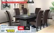 Russells Luna 7 Piece Dining Room Suite 10303441 offer