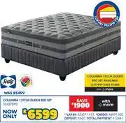 Russells Sealy Columbia 137cm Double Bed Set 10127590 offer