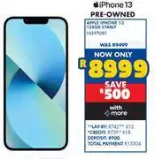 Russells Apple iPhone 13 Pre Owned 128GB Starlt 10297087 offer