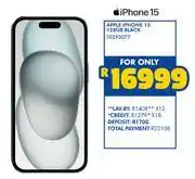 Russells Apple iPhone 15 128GB Black 10293077 offer