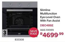 Game Defy Slimline Multifunction Eye-Level Oven With Fan Assist offer