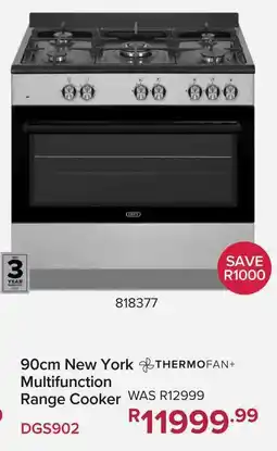 Game Defy 90cm New York Multifunction Range Cooker offer
