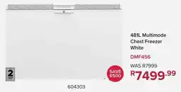 Game Defy Multimode Chest Freezer White offer
