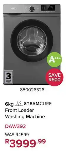 Game Defy Front Loader Washing Machine offer