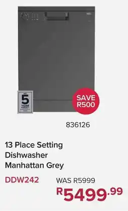 Game Defy 13 Place Setting Dishwasher Manhattan Grey offer