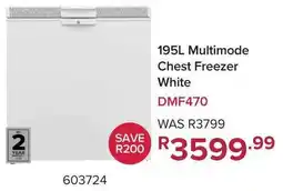 Game Defy Multimode Chest Freezer White offer