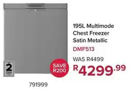 Game Defy Multimode Chest Freezer Satin Metallic offer