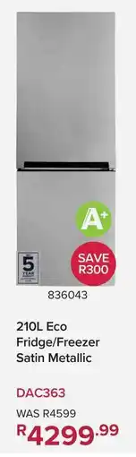 Game Defy Fridge/ Freezer Satin Metallic offer