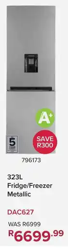 Game Defy Fridge/ Freezer Metallic offer