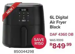 Game Defy Digital Air Fryer Black offer