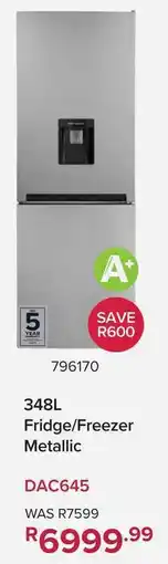 Game Defy Fridge/ Freezer Metallic offer