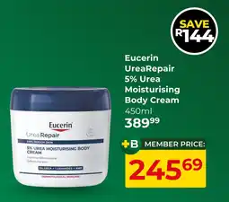Dis-Chem Eucerin Urea Repair 5% Urea Moisturising Body Cream offer