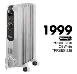 Save Hyper DeLonghi Heater 12 fin Oil White offer