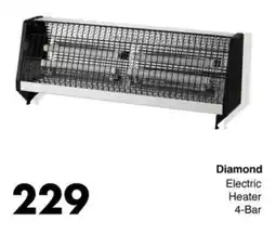 Save Hyper Diamond Electric Heater 4-Bar offer