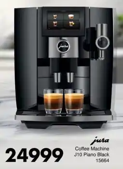 Save Hyper Jura Coffee Machine J10 Piano Black offer