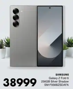 Save Hyper Samsung Galaxy Z Fold 6 256GB Silver Shadow offer