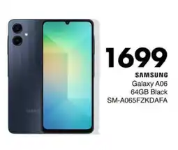 Save Hyper Samsung Galaxy A06 64GB Black offer